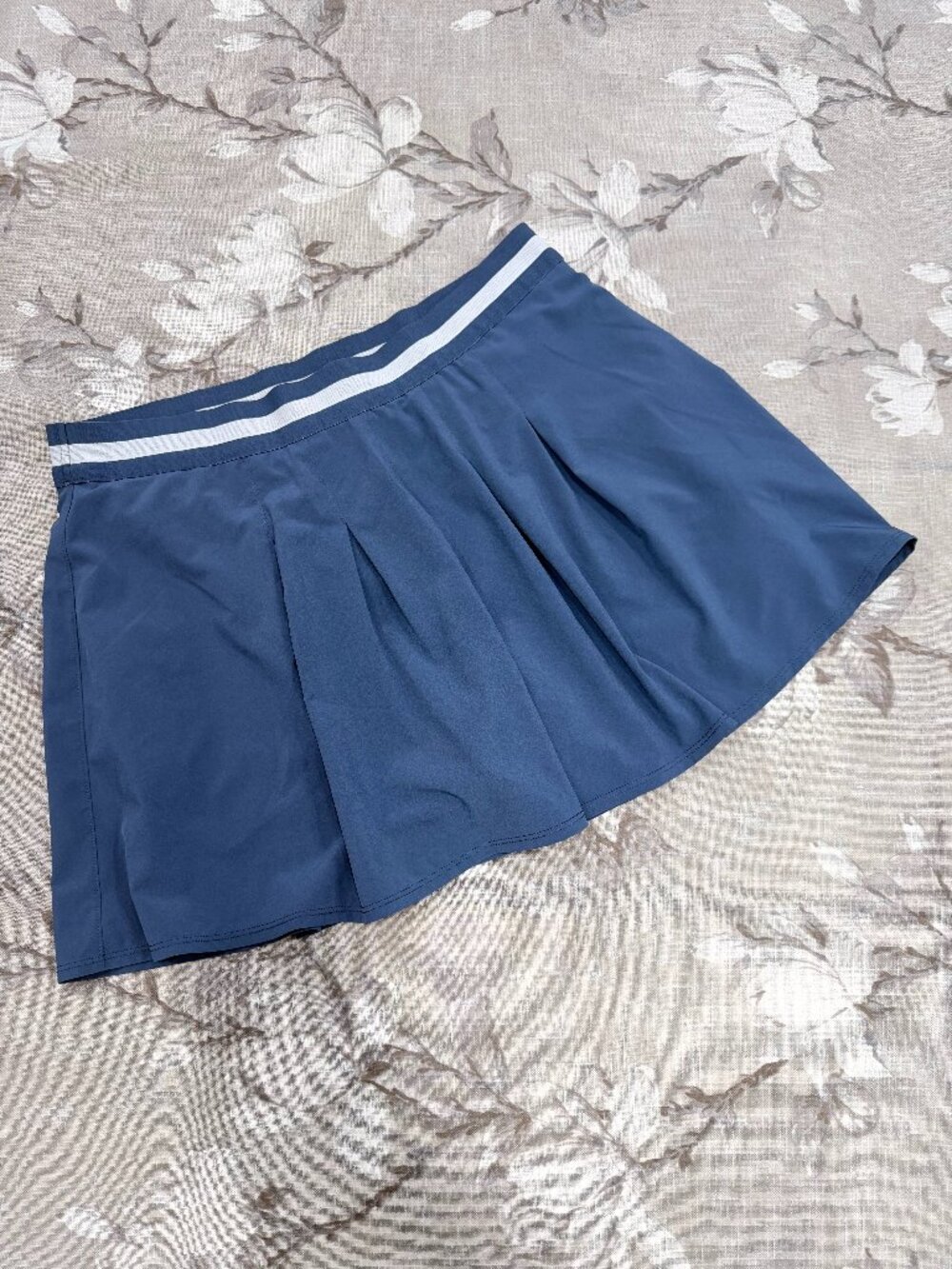 Puma Blue Pleated Athletic Tennis Golf Skort Built-In Shorts Women’s Large